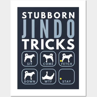 Stubborn Korean Jindo Dog Tricks - Dog Training Posters and Art